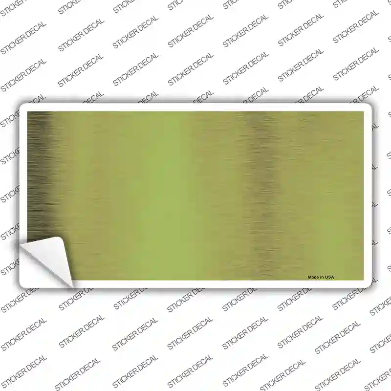 Lime Green Metallic Solid Novelty Sticker Decal