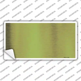 Lime Green Metallic Solid Novelty Sticker Decal