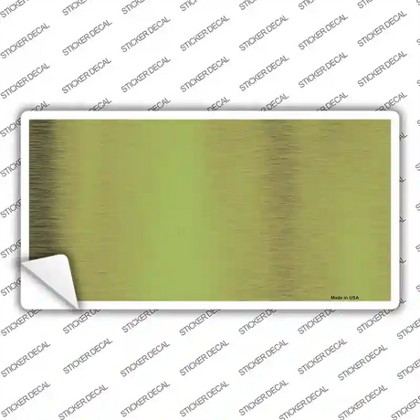 Lime Green Metallic Solid Novelty Sticker Decal