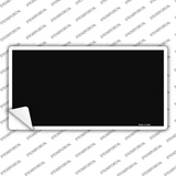 Black Metallic Solid Novelty Sticker Decal