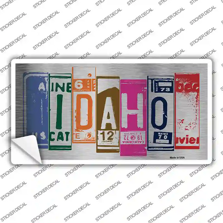 Idaho Art Novelty Sticker Decal Small