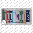 Illinois Art Novelty Sticker Decal Small