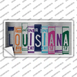 Louisiana Art Novelty Sticker Decal Small