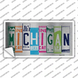 Michigan Art Novelty Sticker Decal Small