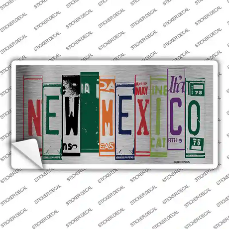 New Mexico Art Novelty Sticker Decal Small