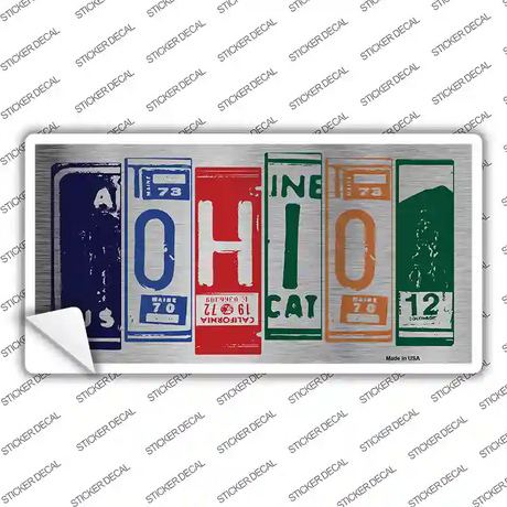 Ohio Art Novelty Sticker Decal Small