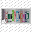 Pennsylvania Art Novelty Sticker Decal Small