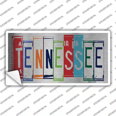 Tennessee Art Novelty Sticker Decal Small