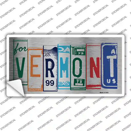 Vermont Art Novelty Sticker Decal Small