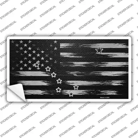 Alaska Carbon Fiber Novelty Sticker Decal Small