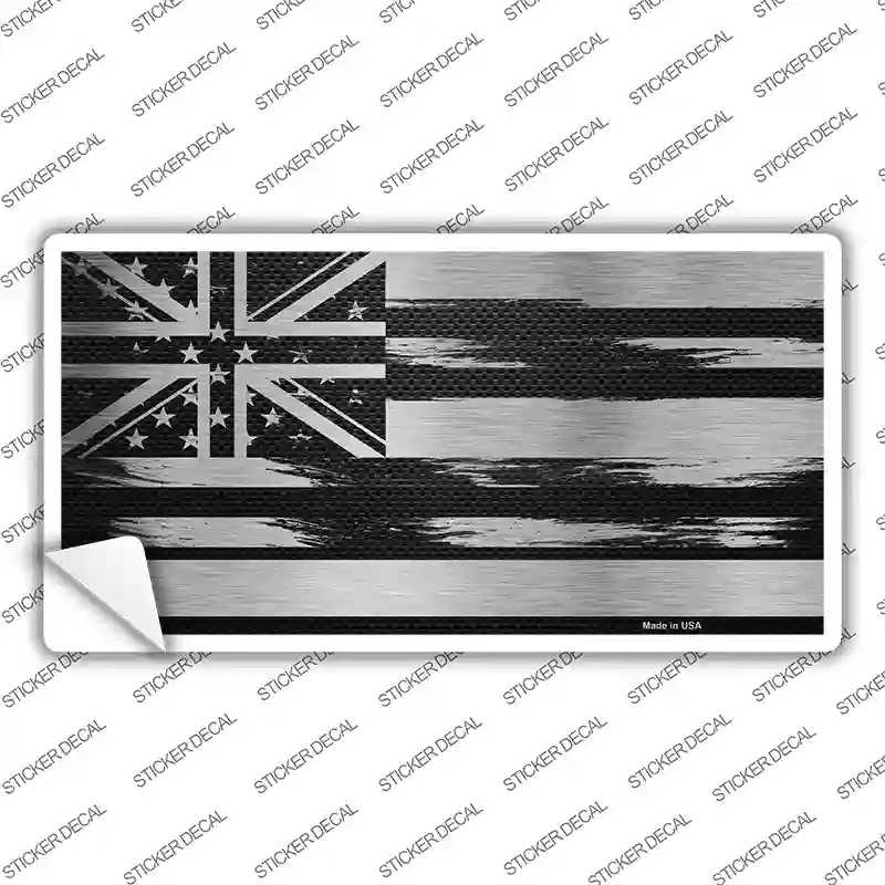 Hawaii Carbon Fiber Novelty Sticker Decal Small