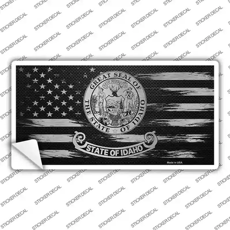 Idaho Carbon Fiber Novelty Sticker Decal Small