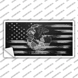 Illinois Carbon Fiber Novelty Sticker Decal Small