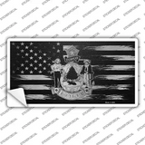 Maine Carbon Fiber Novelty Sticker Decal Small