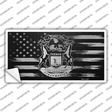 Michigan Carbon Fiber Novelty Sticker Decal Small