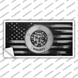 Minnesota Carbon Fiber Novelty Sticker Decal Small