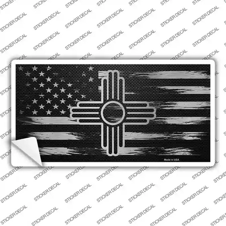 New Mexico Carbon Fiber Novelty Sticker Decal Small