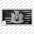 New York Carbon Fiber Novelty Sticker Decal Small