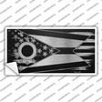 Ohio Carbon Fiber Novelty Sticker Decal Small