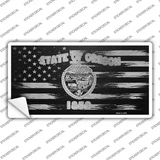 Oregon Carbon Fiber Novelty Sticker Decal Small