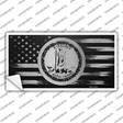 Virginia Carbon Fiber Novelty Sticker Decal Small