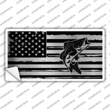 Patriotic Bass Novelty Sticker Decal LPC-1146s