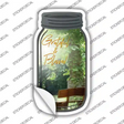 Summer Grateful And Blessed Novelty Mason Jar Sticker Decal Small