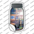 Hello Spring Novelty Mason Jar Sticker Decal Small