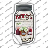 Preserves Farmers Market Novelty Mason Jar Sticker Decal Small