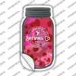 Cupids Brewing Co Love Potions Novelty Mason Jar Sticker Decal Small