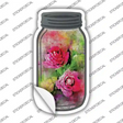 Carnation Watercolor Novelty Mason Jar Sticker Decal Small