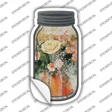 White Rose Watercolor Novelty Mason Jar Sticker Decal Small