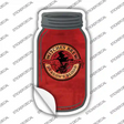 Dragons Blood Red Novelty Mason Jar Sticker Decal Small