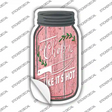 Chop Like Its Hot Leaves Novelty Mason Jar Sticker Decal Small