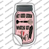 Good Lookin Cookin Novelty Mason Jar Sticker Decal Small