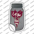 Let The Beet Drop Novelty Mason Jar Sticker Decal Small