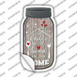 Kitchen Heart Of Home Novelty Mason Jar Sticker Decal Small