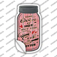 Hot Oven Hotter Cook Novelty Mason Jar Sticker Decal Small