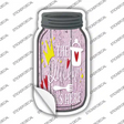 Queen Cooks Here Novelty Mason Jar Sticker Decal Small