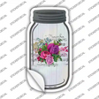 Roses With Music Novelty Mason Jar Sticker Decal Small