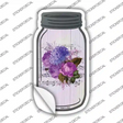 Purple Bouquet With Music Novelty Mason Jar Sticker Decal Small