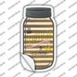 Fresh Lemonade Corrugated Novelty Mason Jar Sticker Decal Small