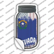 Nevada | USA Flag Novelty Mason Jar Sticker Decal Small