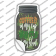 Weed In My Blunt Novelty Mason Jar Sticker Decal Small