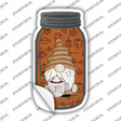 Gnome With Coffee Mug Novelty Mason Jar Sticker Decal Small