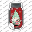 Gnome With Teapot Novelty Mason Jar Sticker Decal Small