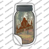 Bigfoot Hunter Woods Novelty Mason Jar Sticker Decal Small