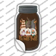 Its Fall Yall Brown Novelty Mason Jar Sticker Decal Small