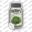 Lettuce Farmers Market Novelty Mason Jar Sticker Decal Small