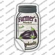 Eggplants Farmers Market Novelty Mason Jar Sticker Decal Small